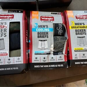 Men’s or Teen boys under shirts and boxer briefs by Wrangler